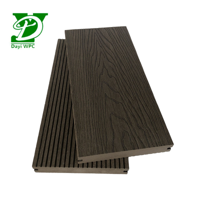 الطراز الحديث الأوروبي الخشب الصلب البلاستيكي المركب الطابق 140x23mm