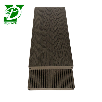 الطراز الحديث الأوروبي الخشب الصلب البلاستيكي المركب الطابق 140x23mm