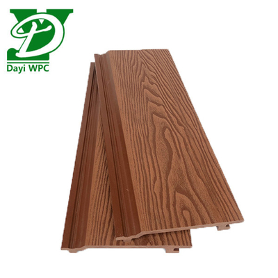 ألواح الحائط الزخرفية المكونة من WPC المقاومة للماء 156 * 21mm