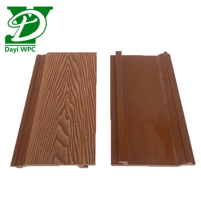 ألواح الحائط الزخرفية المكونة من WPC المقاومة للماء 156 * 21mm