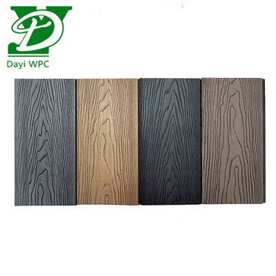 سياج WPC حديث للحديقة بألوان وأنماط غنية متين ومقاوم للعوامل الجوية