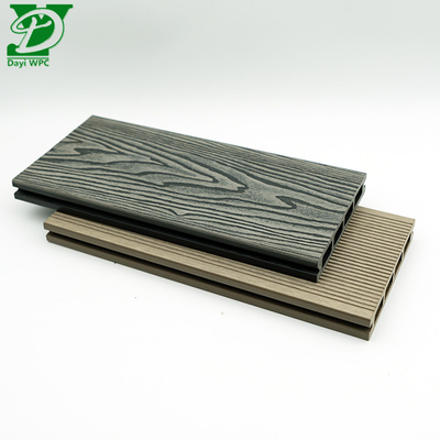 أرضيات خارجية 3D المنتشرة WPC