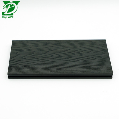 3D عميقة محفورة مجوفة WPC الطابق الخارجي 140mx23mmx2900mm الحجم